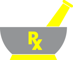 rx pharmacy sign